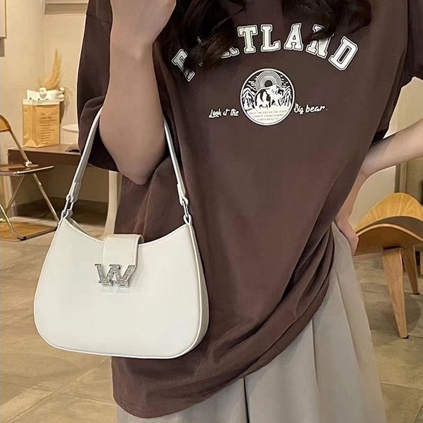 Túi Xách Đeo Chéo Nữ Đẹp 2 Quai Da Trơn Mềm Sang Chảnh Cá Tính PK 546