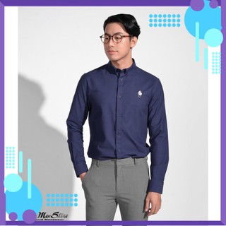 Áo sơ mi nam routine dài tay cổ bẻ cúc ve oxford form fitted 310s20shl018