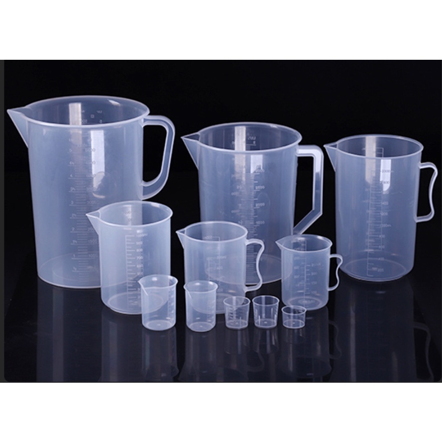 2000ml 3000ml 5000ml CA ĐONG CHỊU NHIỆT ĐỊNH LƯỢNG PHA CHẾ cốc nhựa trong suốt vạch chia rõ ràng