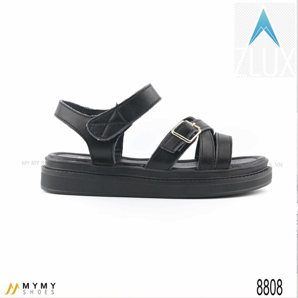 🤾👷 8808 Sandal da lì đan chéo khóa cài quai dán đế bánh mì 3p 🤾👷