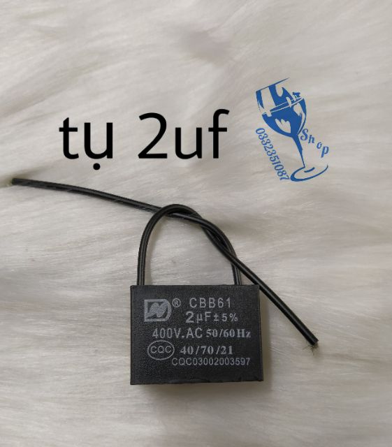 (giá rê) Tụ quạt 400VAC 2uf-2,2uf-2,5uf-3uf-4uf-5uf