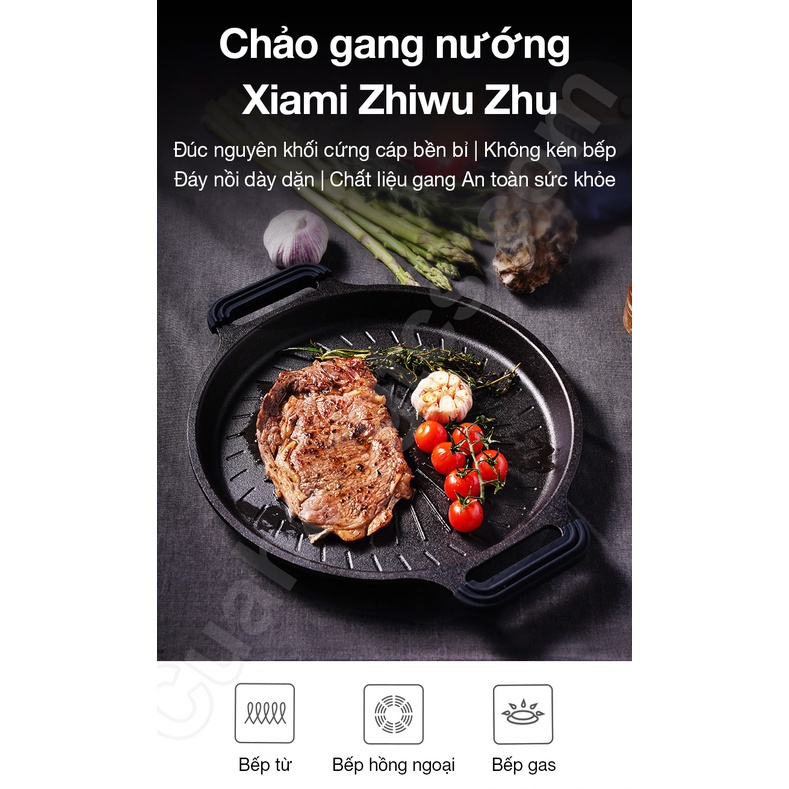 Chảo gang nướng Xiaomi Zhiwuzhu ZGKP001TCM