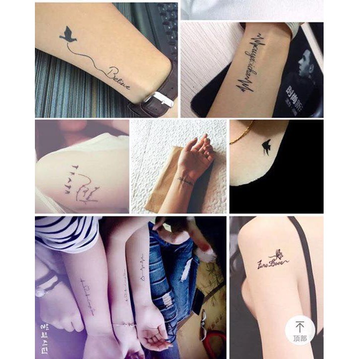 Set tatoo hình xăm dán