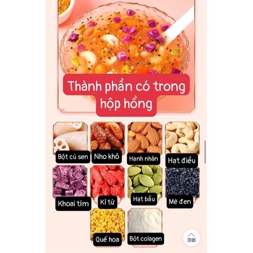Bột Củ Sen Dưỡng Lý Tư Thất Nhan Hộp Thiếc 500gr