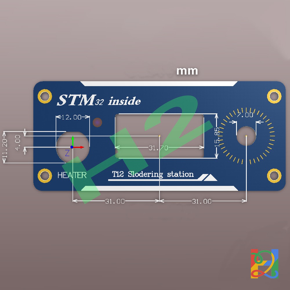 Mạch trạm hàn T12 KSGER Ver 2.12 OLED 1.3 inch (12-24V DIY)