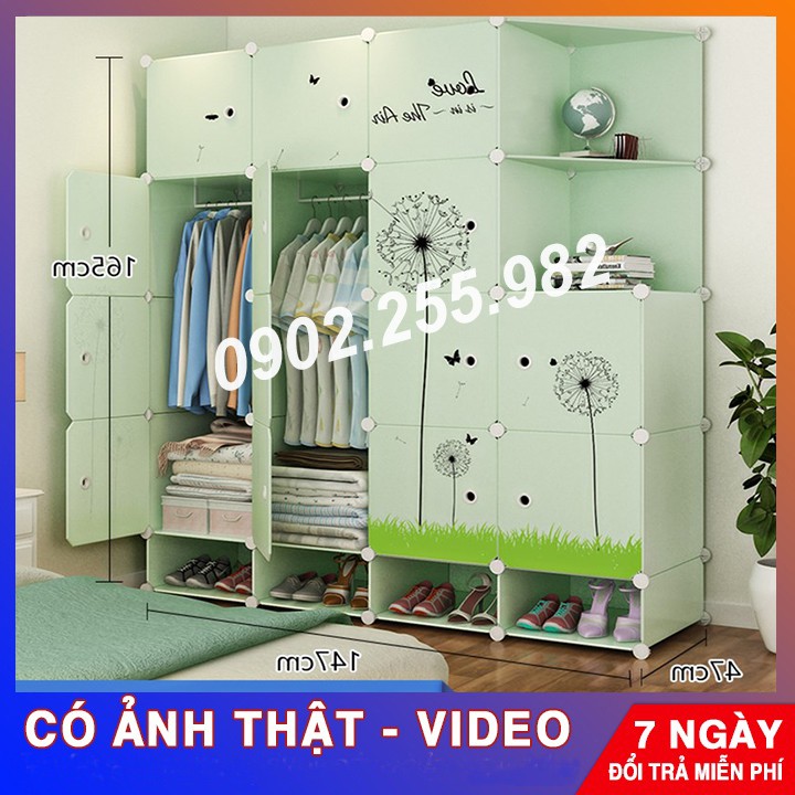 [RẺ NHẤT SHOPEE] TỦ NHỰA LẮP GHÉP 16 Ô + 4 GIÀY NHIỀU PHÂN LOẠI LỰA CHỌN  ĐỂ ĐỒ ĐA NĂNG THÔNG MINH sâu 47cm