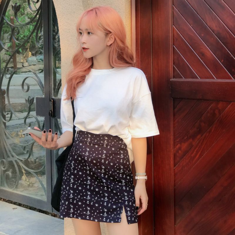 Hana skirt chân váy ngắn mini xẻ đùi form A