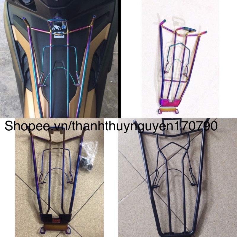 Baga WINNER X V2 - V3 Sơn Đen/Xi Titan/Xi 7 Màu