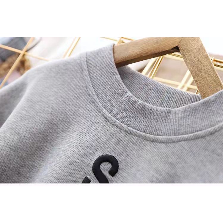 Áo thun tay dài phong cách Hàn Quốc thời trang xuân thu mới năng động cho bé