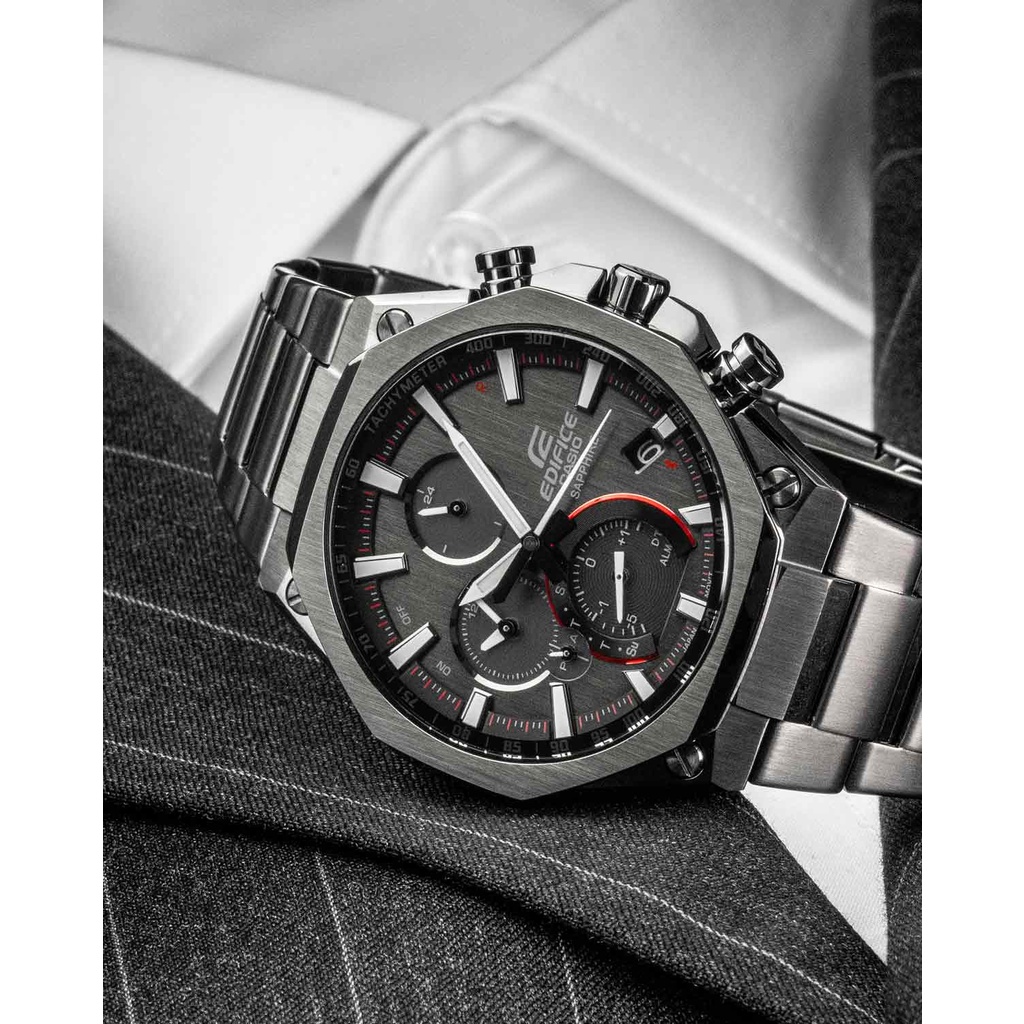 Đồng Hồ Nam Casio Dây Kim Loại Chính Hãng EDIFICE EQB-1100DC-1ADR
