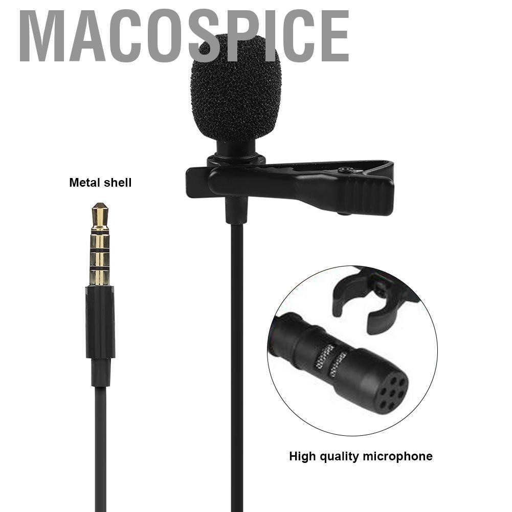 Micro Cài Áo Jack 3.5mm Hỗ Trợ Thu Âm Và Phụ Kiện