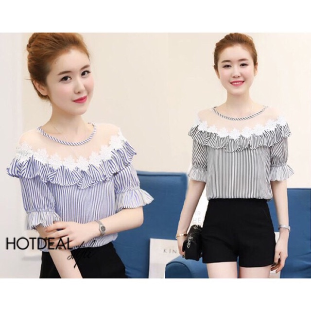 Áo kiểu nữ dễ thương