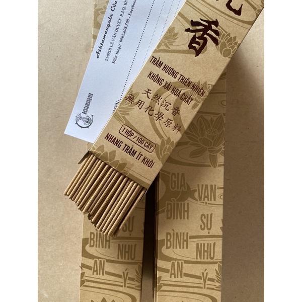 Nhang Sạch Từ Trầm Hương, Hương 100% Tự Nhiên, không hóa chất