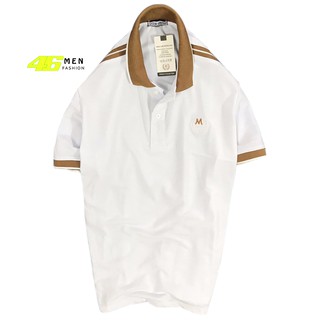 Áo thun nam có cổ, vải cá sấu xuất cao cấp, thêu logo bông lúa MFP368