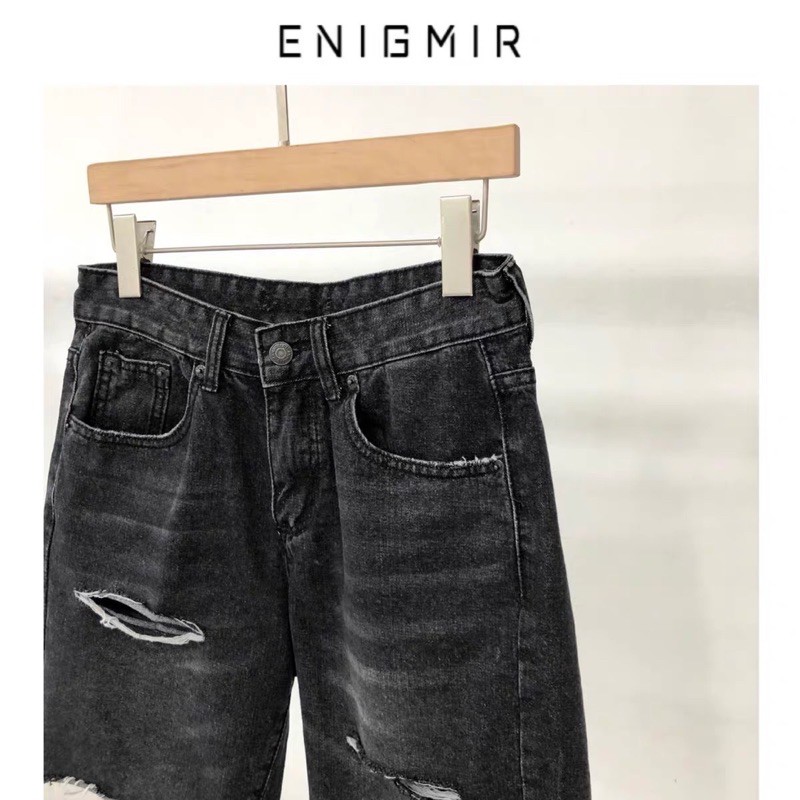 quần short jeans đen rách [ kèm clip thật ]