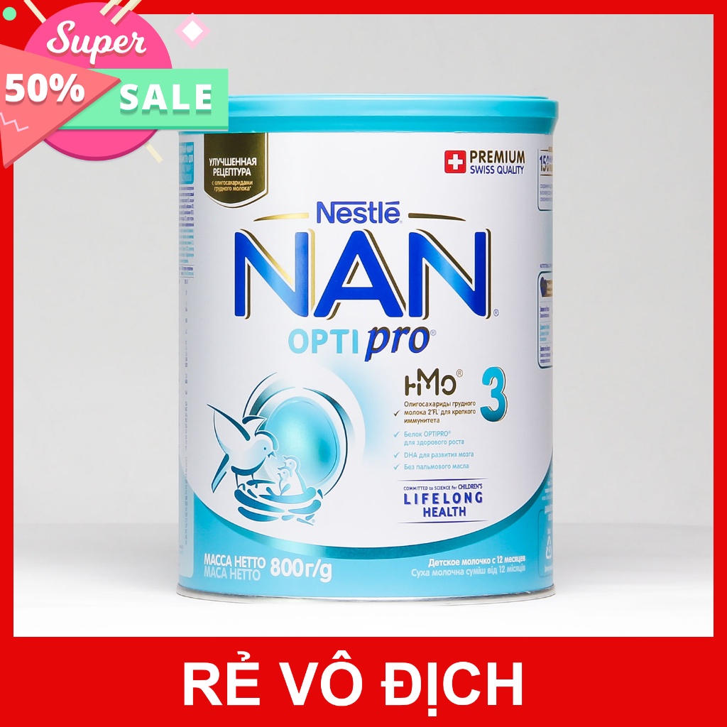 Sữa Nan Nga số 3 (800g) mẫu mới