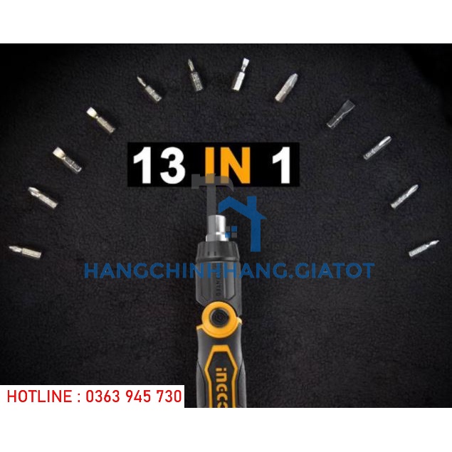 ĐỒ NGHỀ INGCO Bộ tua vít đa năng AKISD1208