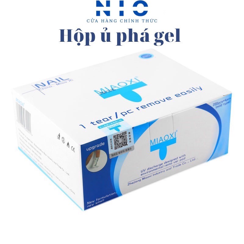 Giấy ủ phá gel ( hộp lớn 200 miếng )