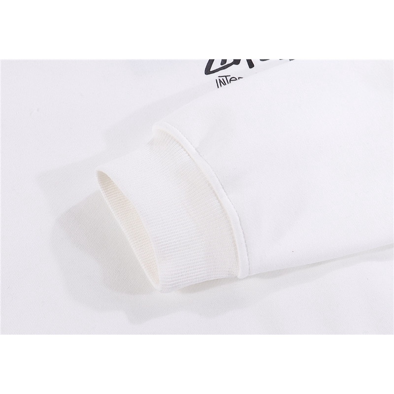Stussy Áo Hoodie Tay Dài In Chữ Thời Trang Dành Cho Cặp Đôi