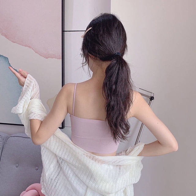 Áo bra đúc Su quây ngực CharmAiry áo ngực nữ bra 2 Dây chất mát lịm, có kèm mút | BigBuy360 - bigbuy360.vn