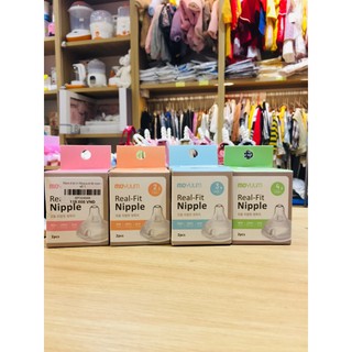 [HÀNG SẴN] Núm Ti Thay Thế Bình Moyuum Hàn Quốc Chính Hãng Số 1-2-3-4