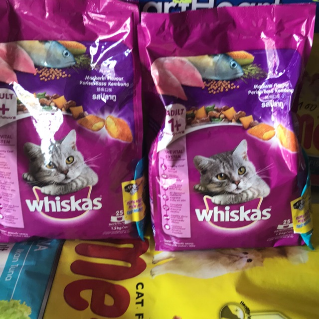 Thức ăn cho mèo lớn Whiskass 1.2kg