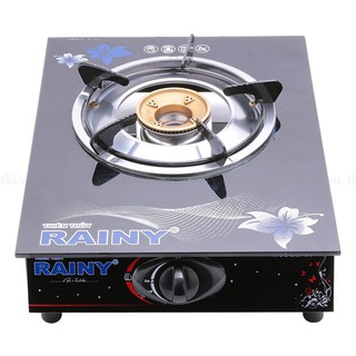 Bếp Gas Đơn mặt kính Chén Đồng Rainy hoa văn và màu sắc ngẫu nhiên