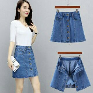 CHÂN VÁY JEANS CÓ QUẦN BÊN TRONG AN TOÀN, THOẢI MÁI