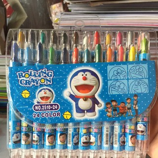 Bút Màu Vặn Sáp (Rolling crayon 24 Màu)