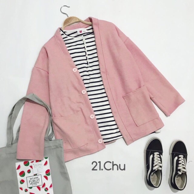 Pass Áo khoác Cardigan