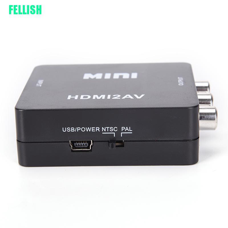 Bộ Chuyển Đổi Hdmi Sang Rca Av / Cvbs Hd 1080p Mini Hdmi2Av