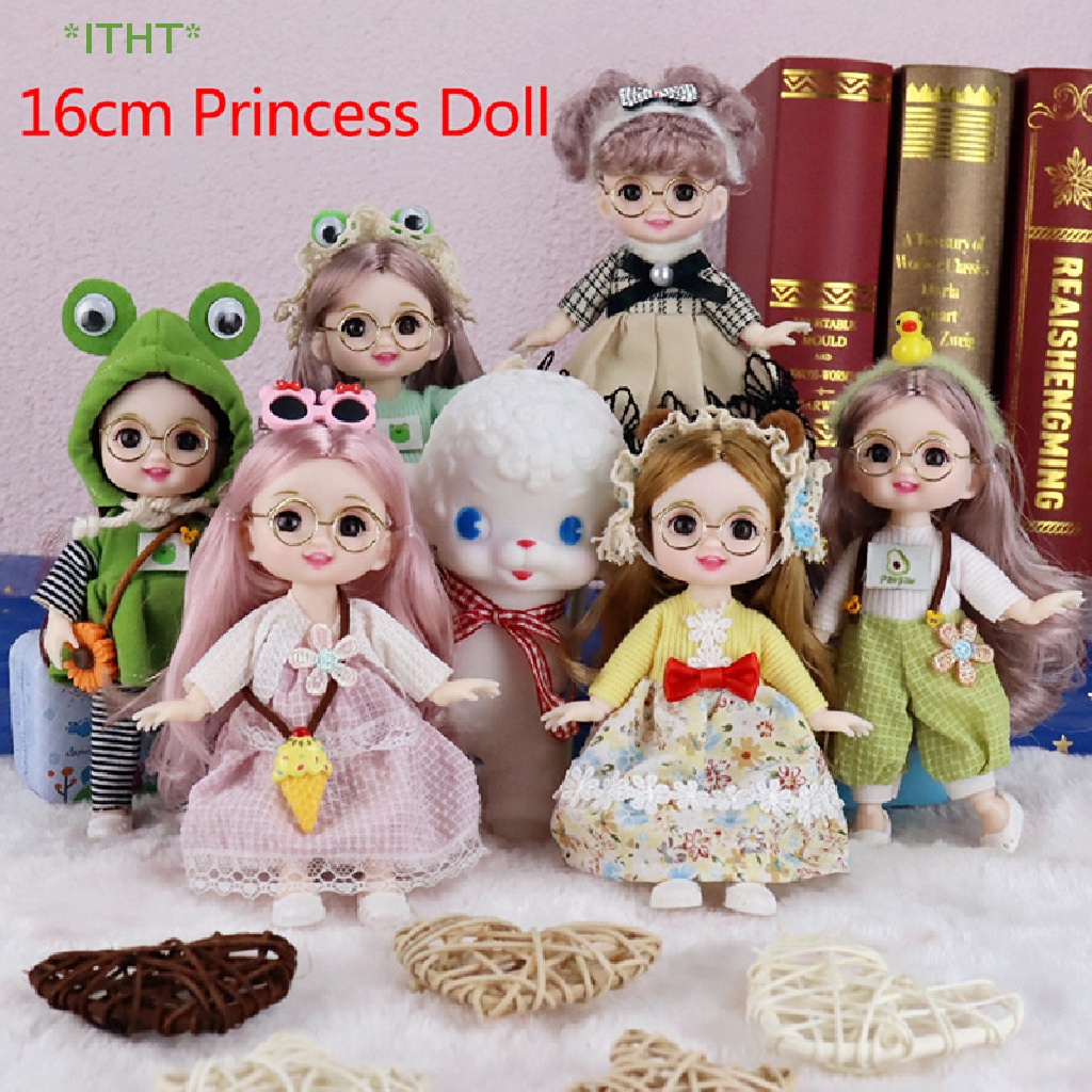 Búp Bê Công Chúa 17cm Kèm 13 Khớp Nối ob11 Xinh Xắn Mới