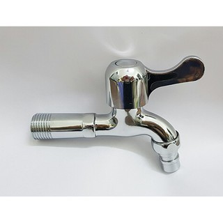 Vòi xả nước  ren 21. Vòi hồ giá rẻ, hồ Atimon và bột đồng thau ép thủy Lực