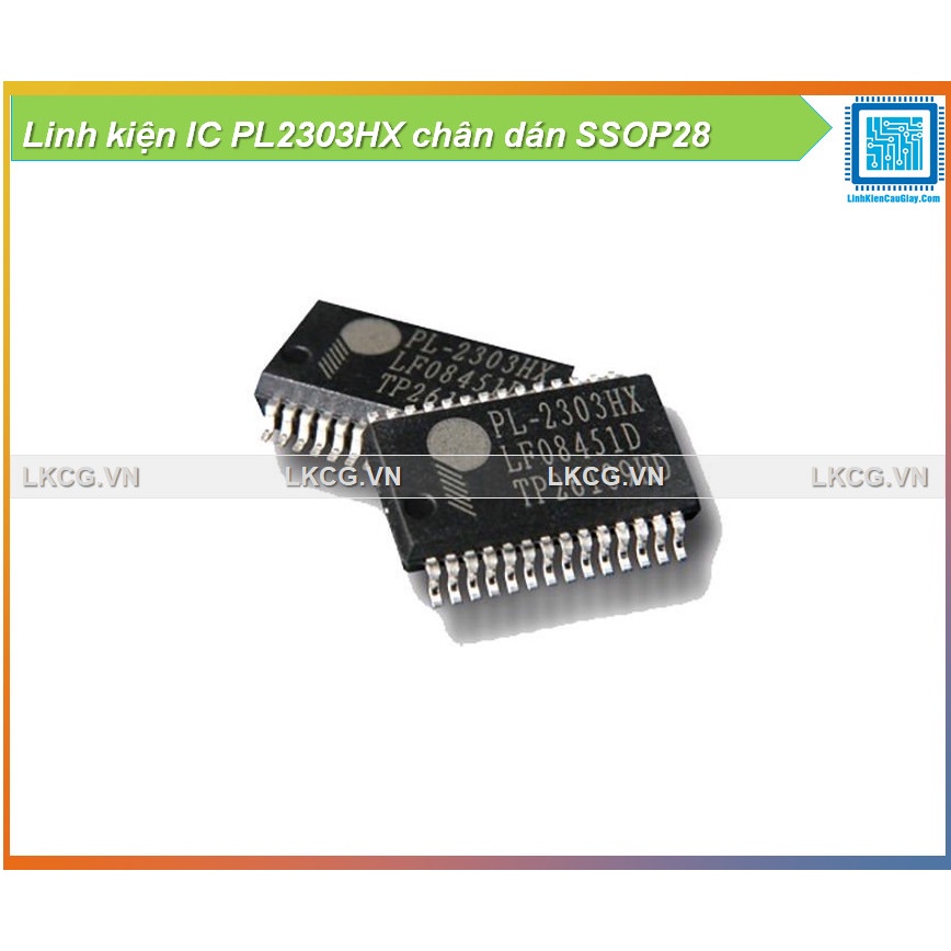 Linh kiện IC PL2303HX chân dán SSOP28