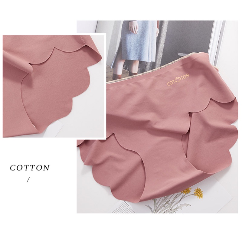 AOFEIQIKE Quần lót không đường may siêu mỏng mềm mại cho nữ