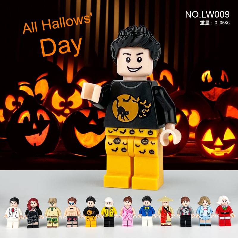 Các khối xây dựng hoạt hình hoạt hình, đồ chơi Lego, đồ chơi giáo dục sớm đồ chơi hình lego minifigures