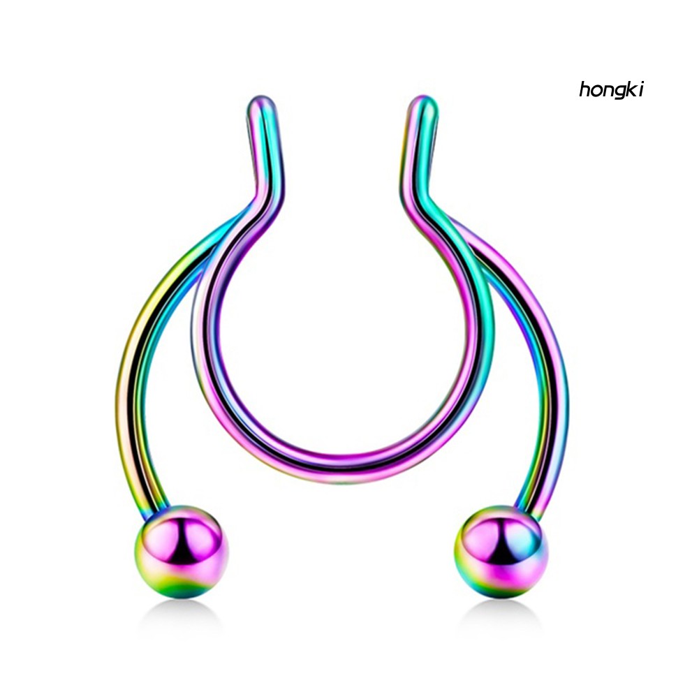 Khuyên Mũi Unisex Bằng Thép Không Gỉ Thời Trang