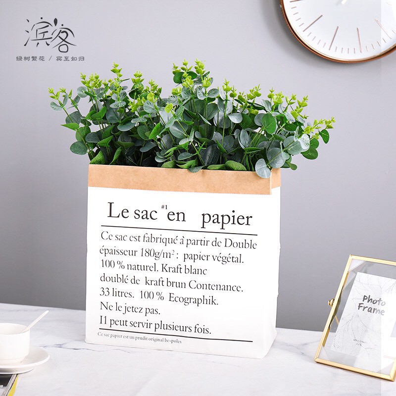 Cành lá táo 16 nhánh hàng loại 1 giống thật, phù hợp trang trí nhà cửa