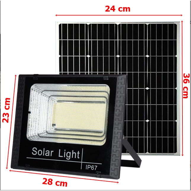 Đèn Led Năng Lượng Mặt Trời Siêu Sáng Chống Nước, Tiết Kiệm Điện Năng 1000w LED THẮNG TRANG