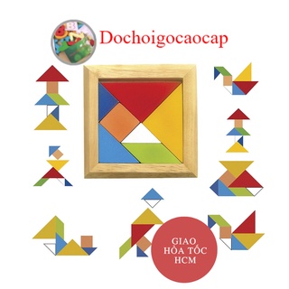 Đồ chơi gỗ Winwintoys - Tangram đơn
