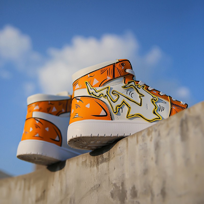 Thời Trang Giày Sneaker In Họa Tiết Anime Demon Slayer Cho Nam | BigBuy360 - bigbuy360.vn
