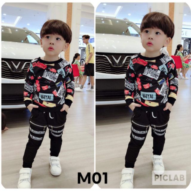 Xả hàng Bộ hiphop bé trai