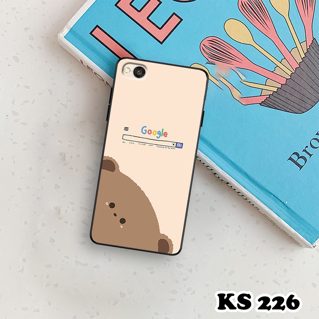 Ốp lưng Xiaomi Redmi 4 - Redmi 4A - Redmi 4X - Ốp in hình gấu bear ngộ nghĩnh