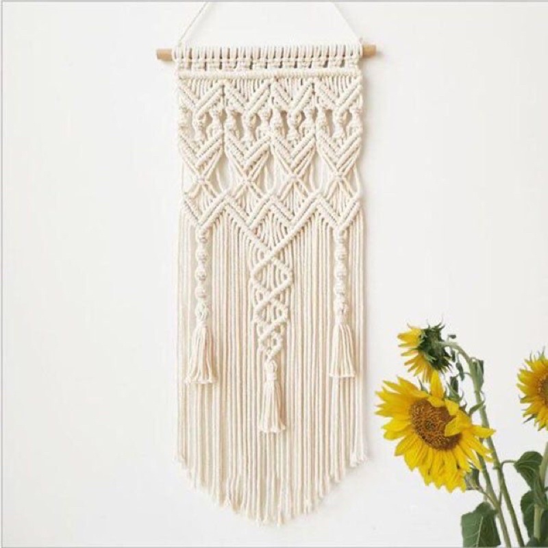 Mành Treo Tường Macrame Handmade Mi Casa Trang Trí Phòng, Decor Phòng MT269