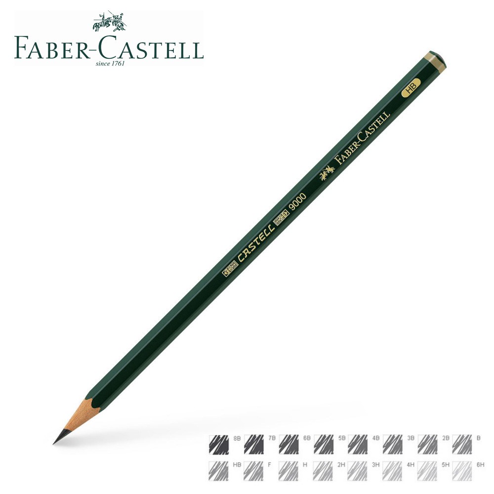 Bút Chì Phác Thảo/Kí Họa Faber Castel 9000