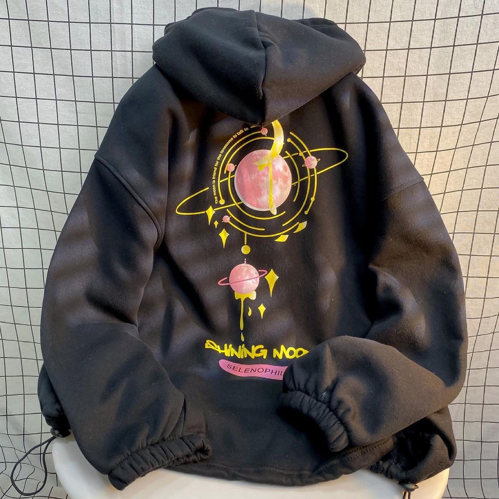 Áo Hoodie MORA Form Rộng Nỉ Bông Dày Dặn Ulzzang Unisex | BigBuy360 - bigbuy360.vn