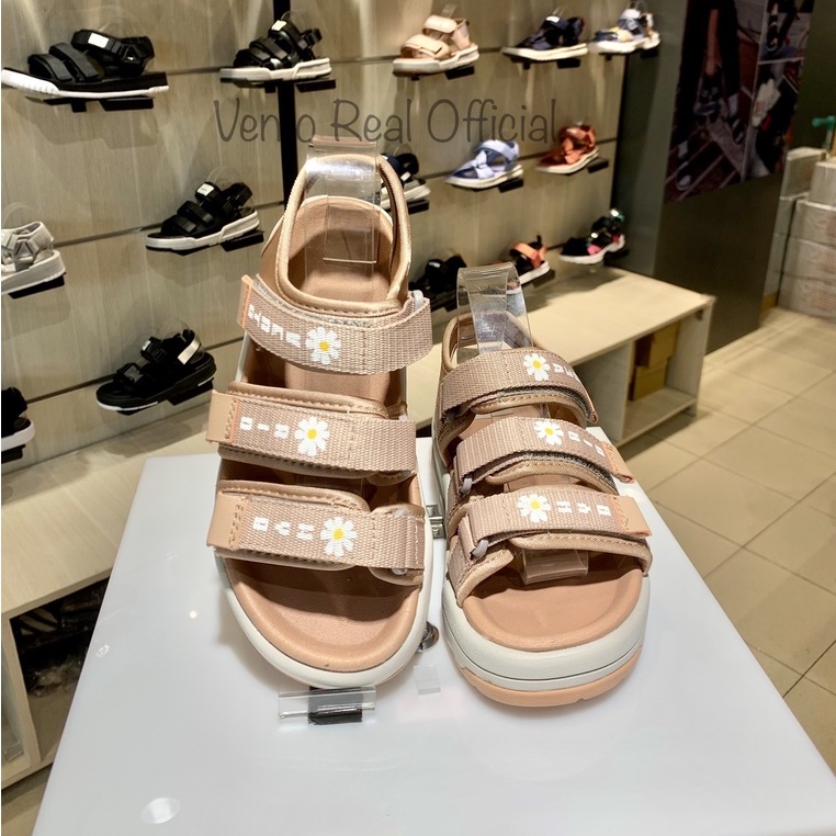 Giày Sandal Nữ Vento Chính Hãng Mã SD10027 Ba Quai Ngang Đế Cao 3.5 Cm