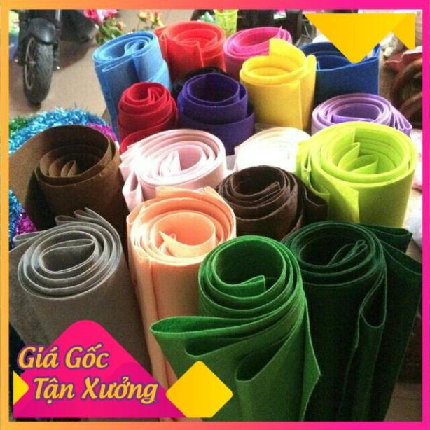 Vải dạ nỉ làm đồ handmade 30*30cm - MỘC XINH
