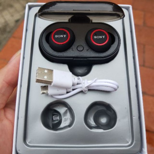 Tai Nghe Bluetooth Sony TWS-D76,Tai Nghe Không Dây,Tai Nghe Tích Điện.