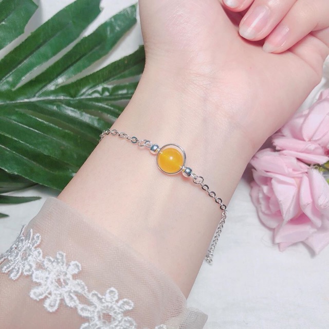 LẮC TAY ĐÁ PHONG THUỶ ĐỦ MÀU - LẮC TAY NỮ BẠC TA